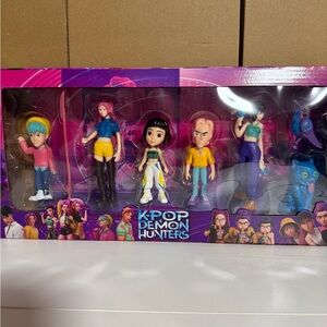 K-Pop Demon Hunters Action Figure Set - Multicolor